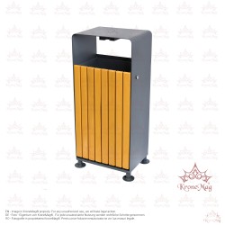 Outdoor Wood Litter Bins URBAN 19.CS