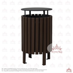 Wood Litter Bin, Waste Bin URBAN 5.C