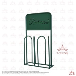 Street Bike Rack with Advertising Panel STREET-203.P