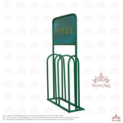 Street Bike Rack with Advertising Panel STREET-203.P