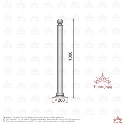 Street Cast Iron Bollard 912