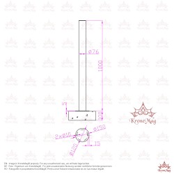 Street Metal Bollard DEL-9F