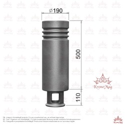 Street Cast Iron Bollard 953