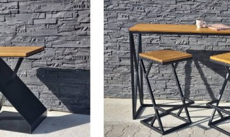 Bar chairs and bar tables