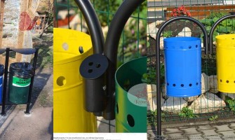 The role of selective waste bins in amusament parks