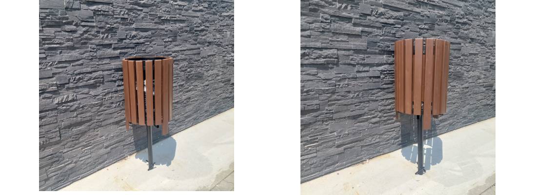 Litter bins with or without lids