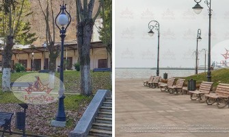 Outdoor benches for parks