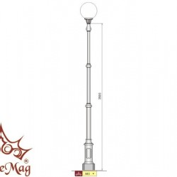Cast Iron Lamp Post M1 Cast Iron Lamp Post M1