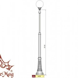 Cast Iron Lighting Post M28 Cast Iron Lighting Post M28