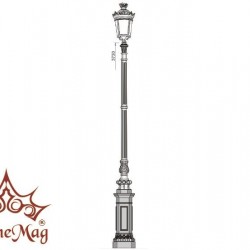 Cast Iron Lighting Post D1-1b Cast Iron Lighting Post D1-1b