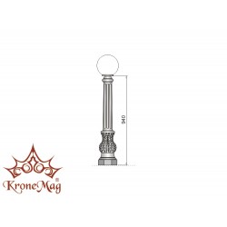 Small Lighting Post SI-902 GLOBE 300