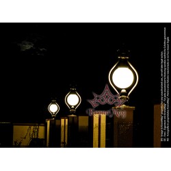 Garden Small Lighting Post O1 GLOBE 400