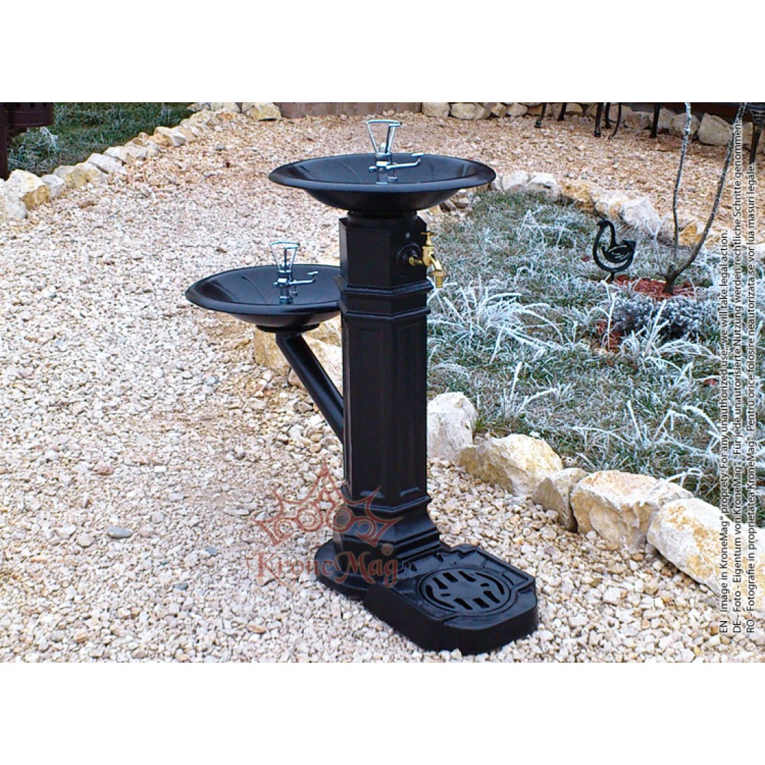 Aluminum Drinking Fountain DURBAN 4 KroneMag