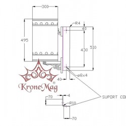 Wall Mounted Litter Bins URBAN 14