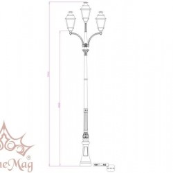 Street Lighting Post 1H1-N2