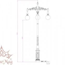 Street Lighting Post DH1-Y3